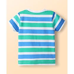 Babyhug Disney Cotton Knit T-Shirts with Chip N Dale Graphic Half Sleeves Multi Color 3-6 Months Pack of 3