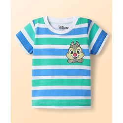 Babyhug Disney Cotton Knit T-Shirts with Chip N Dale Graphic Half Sleeves Multi Color 3-6 Months Pack of 3