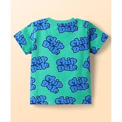 Babyhug Disney Cotton Knit T-Shirts with Chip N Dale Graphic Half Sleeves Multi Color 3-6 Months Pack of 3