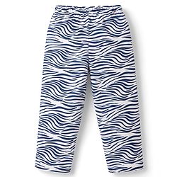 Babyhug 100% Cotton Knit Full Sleeves T-Shirt & Pyjama Night Suit with Zebra Print - Blue