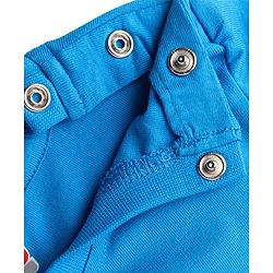 Babyhug Cotton Knit Full Sleeves Tiger Printed T-Shirt & Pyjama Night Suit - Blue