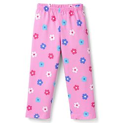 Babyhug Cotton Knit Full Sleeves Top & Pyjama Co-ord Night Suit with Floral Print - Pink