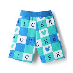 Babyhug Disney 100% Cotton Knit Knee Length Shorts With Micky Mouse Graphics Pack Of 2 - Multicolor