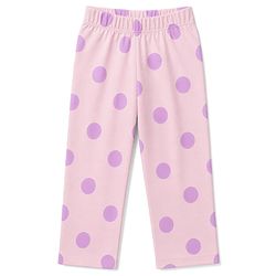 Babyhug 100% Cotton Knit Full Sleeves Polka Dots Printed Co-Ords Shirt & Pyjama Night Suit - Pink