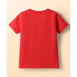 Babyhug Disney Cotton Knit T-Shirts with Mickey Mouse and Friends Graphics Half Sleeves Round Neck Multi Color 3-6 Months Pack of 3