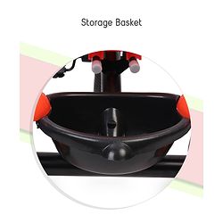 Babyhug Paramount Tricycle With Light & Music - Orange