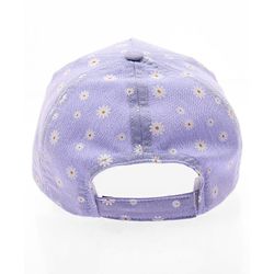 Babyhug Cotton Woven Summer Cap With Floral Print  - Diameter 13 cm
