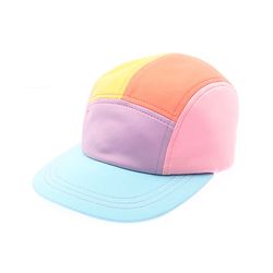 Babyhug Cotton Woven Cut & Sew Summer Cap Multicolor -  Diameter 15.5 cm