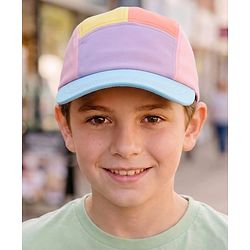 Babyhug Cotton Woven Cut & Sew Summer Cap Multicolor -  Diameter 15.5 cm