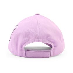 Babyhug Poly Blend Woven Summer Cap Lilo & Stitch Print Lavender -Diameter 15 cm