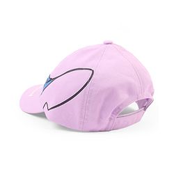 Babyhug Poly Blend Woven Summer Cap Lilo & Stitch Print Lavender -Diameter 15 cm