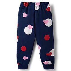 Babyhug Disney Single Jersey Knit Full Sleeves Pyjama Night Suit with Minnie Mouse Graphics - Multicolour