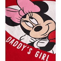 Babyhug Disney Single Jersey Knit Full Sleeves Pyjama Night Suit with Minnie Mouse Graphics - Multicolour