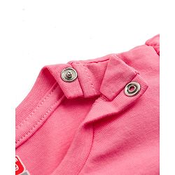 Babyhug 100% Cotton Knit Full Sleeves Co-Ord T-Shirt & Pyjama Night Suit With Love Print Pack of 2 - Multicolor