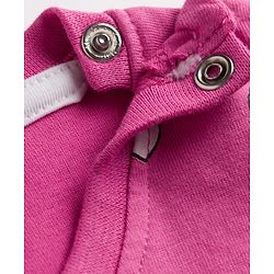 Babyhug 100% Cotton Knit Full Sleeves Co-Ords Bear Printed T-Shirt & Pajama Night Suit - Pink