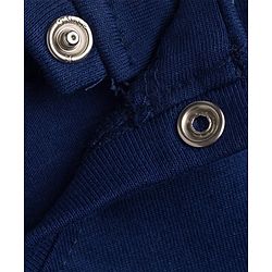 Babyhug 100% Cotton Knit Full Sleeves Bunny & Polka Dot Printed T-Shirt & Pyjama Night Suit - Navy