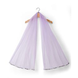 Babyhug Net Woven Sleeveless Floral Sequinned Choli Lehenga Set With Dupatta - Lavender