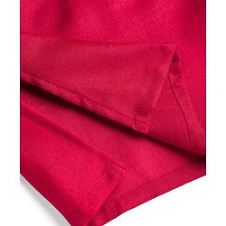 Babyhug Cotton Blend Woven Full Sleeves Kurta Pyjama Set With Nehru Jacket - Red