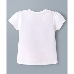 Babyhug Disney Single Jersey Knit Half Sleeves T-Shirt & Shorts Night Suit With Minne Mouse Graphic & Polka Dot Print - Pink
