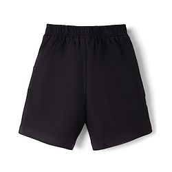 Babyhug Disney Terry Knit Knee Length Shorts with Mickey Mouse Graphics Pack of 2 - Neon Green & Black