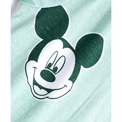 Babyhug Disney Single Jersey Knit Half Sleeves Round Neck T-Shirt With Mickey Mouse Graphics Pack of 2 - White