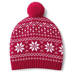 Babyhug 100% Cotton Knit Full Raglan Sleeves Reindeer Designed Sweater Set with Cap - Red