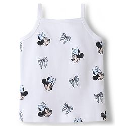 Babyhug Disney Single Jersey Knit Sleeveless Slips With Minnie Mouse Graphics Pack of 2 - White