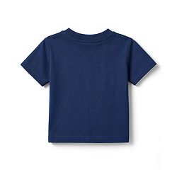 Babyhug 100% Cotton Knit Half Sleeves T-Shirt & Pyjama Night Suit Bear & Text Print -Navy