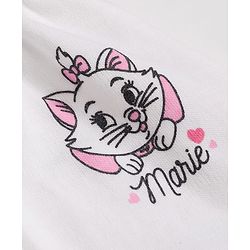 Babyhug Disney Single Jersey Knit Bloomers With Minnie Mouse & Marie Graphic Pack Of 2  - White