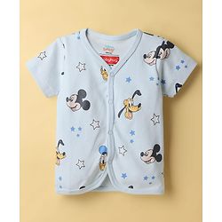 Babyhug Disney Interlock Knit Half Sleeves Jhablas With Mickey Mouse Graphics Pack of 2 - Multicolor