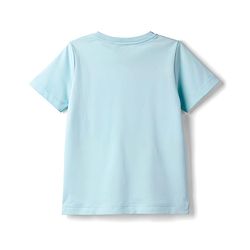 Babyhug Cotton Knit Half Sleeves Monster Printed T-Shirt & Shorts Night Suit -Blue