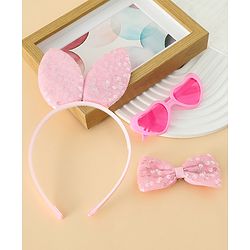Babyhug Free Size Hair Accessories Combo - Pink