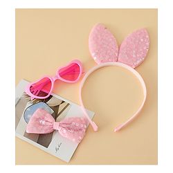 Babyhug Free Size Hair Accessories Combo - Pink
