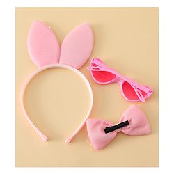 Babyhug Free Size Hair Accessories Combo - Pink