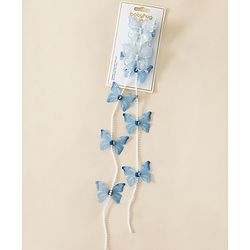 Babyhug Free Size  Bow & Butterfly Clips - Blue