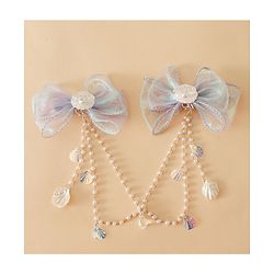 Babyhug Free Size Bow & Butterfly Clip - Purple
