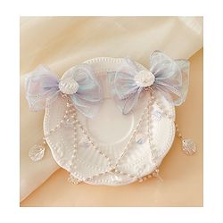 Babyhug Free Size Bow & Butterfly Clip - Purple