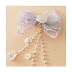 Babyhug Free Size Bow & Butterfly Clip - Purple