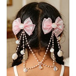 Babyhug Free Size Bow & Butterfly Clip - Multicolor
