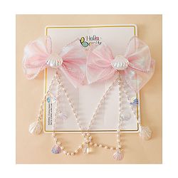Babyhug Free Size Bow & Butterfly Clip - Multicolor