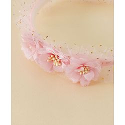 Babyhug Free Size Hair Bands - Pink