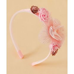 Babyhug Free Size Hair Bands - Pink