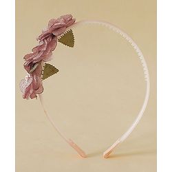 Babyhug Free Size Hair Bands - Dark Pink