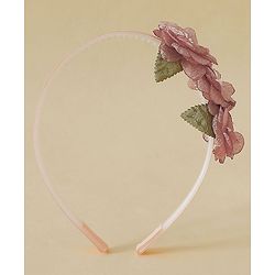 Babyhug Free Size Hair Bands - Dark Pink