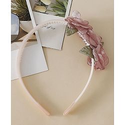 Babyhug Free Size Hair Bands - Dark Pink