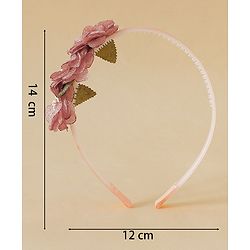 Babyhug Free Size Hair Bands - Dark Pink