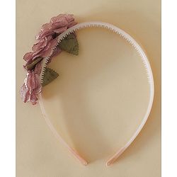 Babyhug Free Size Hair Bands - Dark Pink