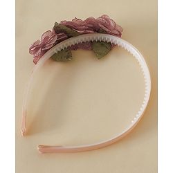 Babyhug Free Size Hair Bands - Dark Pink