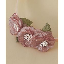 Babyhug Free Size Hair Bands - Dark Pink