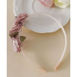 Babyhug Free Size Hair Bands - Dark Pink